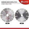 Gold 5-Inch Diamond Saw Blade   125mm Cutting Wheel for Granite & Marble | Sharp Cutter Disc for Angle Grinders | Bore Size 22mm