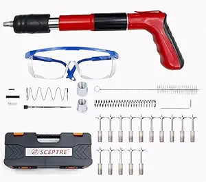 High-Pressure Injection Gun Kit | Heavy-Duty Cement, Grout & Adhesive Injector | Full Metal Core, 15 Nozzles, Spring Set & Needle | For Tile Gap Filling, Crack Repair & Industrial Use