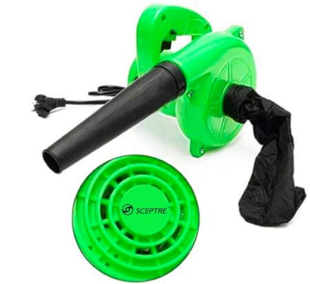 600W Electric Air Blower for Dust Cleaning | 140 MPH High-Speed Motor | Handheld Blower for Home, Car, PC, Garden   Lightweight & Powerful (Green)