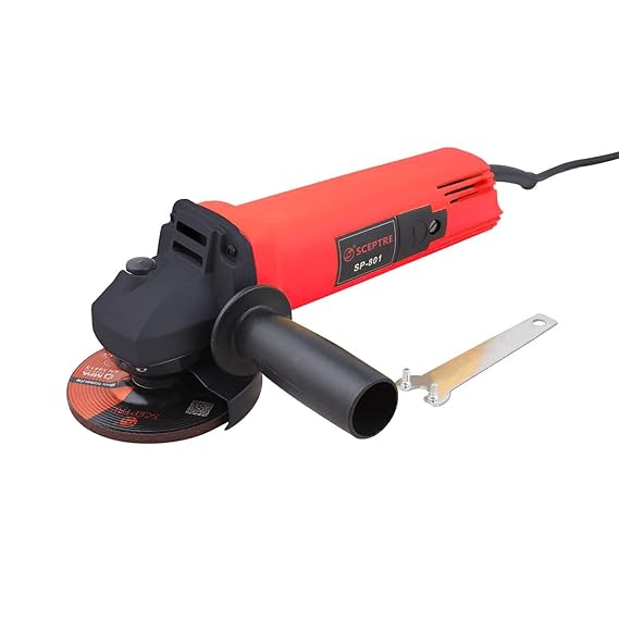 Gold SP-801 4" Angle Grinder 850W, 11,000 RPM Heavy Duty Power Tool with Side Handle, Copper Coil Motor, 110mm/115mm Disc Diameter