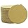 Gold PSA 5" (125mm) Sanding Discs   Fine Grit, Max Speed 15200 RPM, Durable Abrasive Discs for Metal & Non-Metal Polishing, Handicraft & Manufacturing Use, Pack of 100