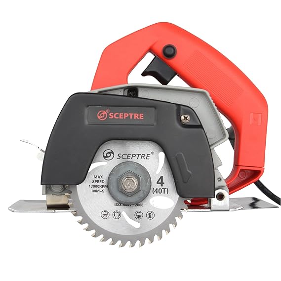 CM4SA Marble Cutter Machine 1050W   4 Inch (110mm) Tile & Marble Cutter, 11000 RPM, Max Cut Depth 34mm, Compatible with Blades up to 115mm, Powerful 220V Electric Cutter for Granite & Stone
