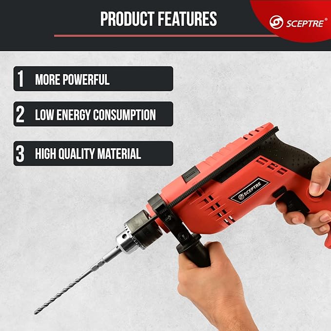SCEPTRE SP-EM-13 Impact Hammer Drill Machine 1200W