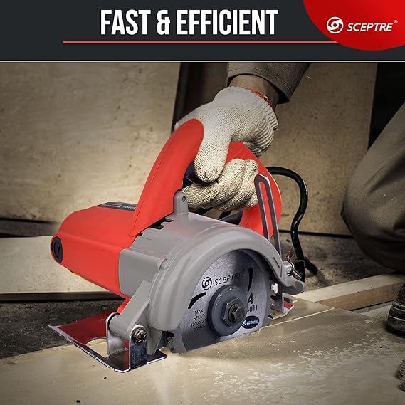 SP-4SB 4 Inch Marble Cutter Machine | 110mm, 1400W, 11000 RPM | Heavy Duty Tile & Granite Cutting Tool with Powerful Motor | Multipurpose Electric Wood Cutter