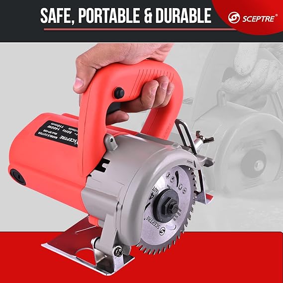 SP-4SB Heavy Duty Marble Cutter Machine   Multipurpose Power Tool for Tiles, Granite & Stone   1050W Motor with Super Thin Zero Chipping Blade   Tile Cutting Machine