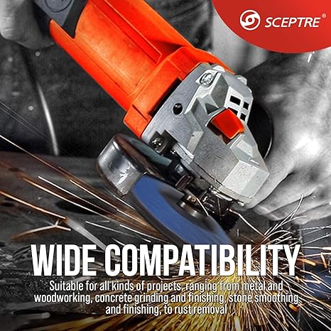 Professional 4 Inch (100mm) Flap Discs for Angle Grinder   10 Pcs Pack, Durable Abrasive Discs with 16mm Hole, High-Performance Grinding & Finishing for Metal, Wood, and Stainless Steel